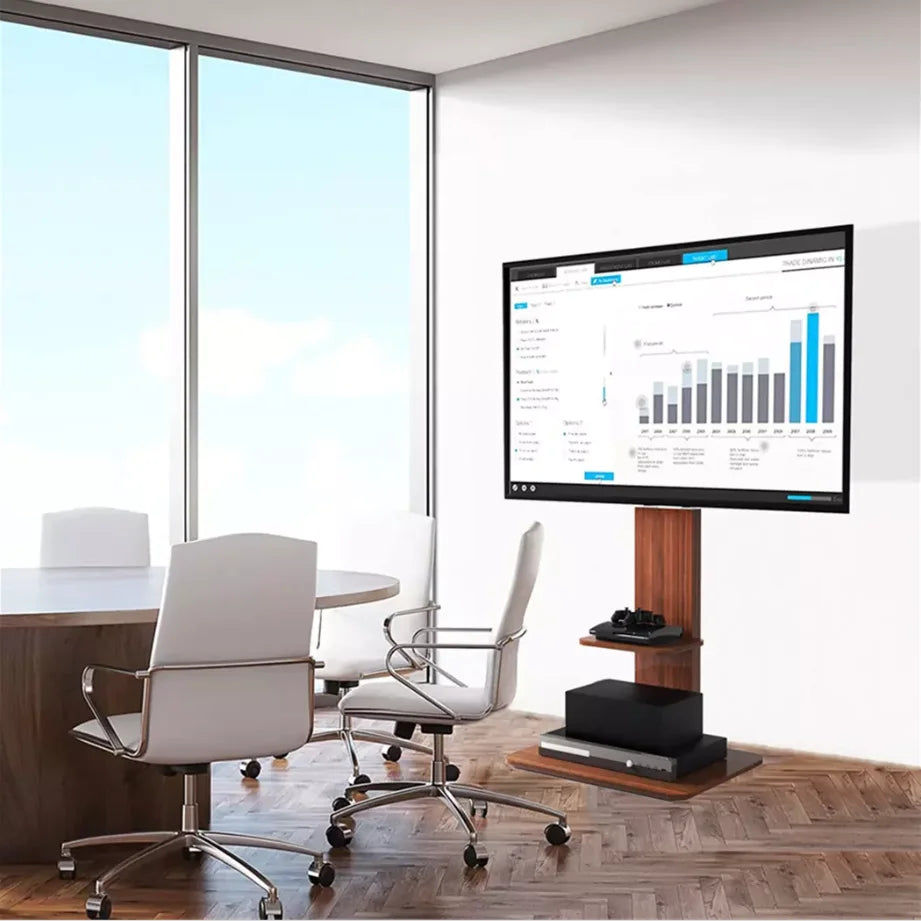Adjustable Wood TV Stand for 32-65 Inch LCD LED 3
