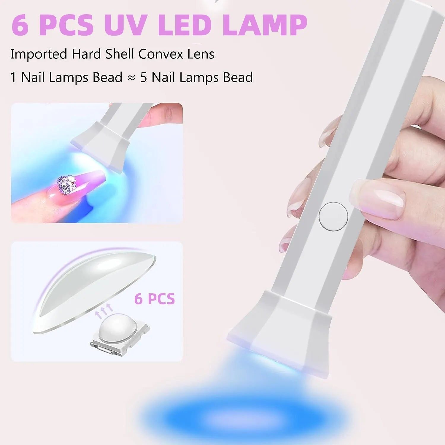 UV LED Nail Dryer Lamp for Quick Gel Curing 5