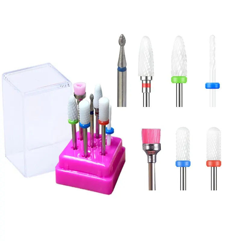 Wireless Nail Drill Pen 35000RPM USB Rechargeable 6