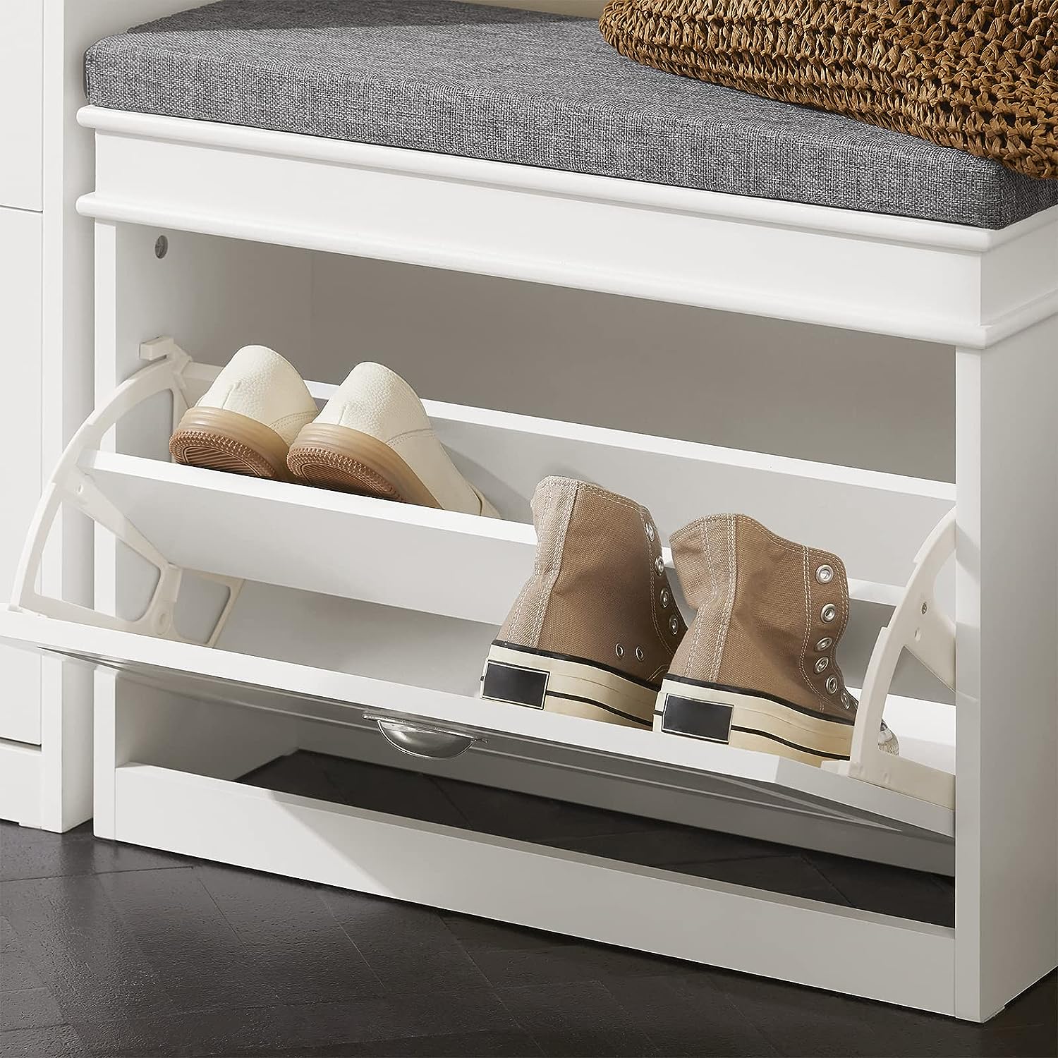 Tilt-Out Shoe Cabinet Shoe Rack 6