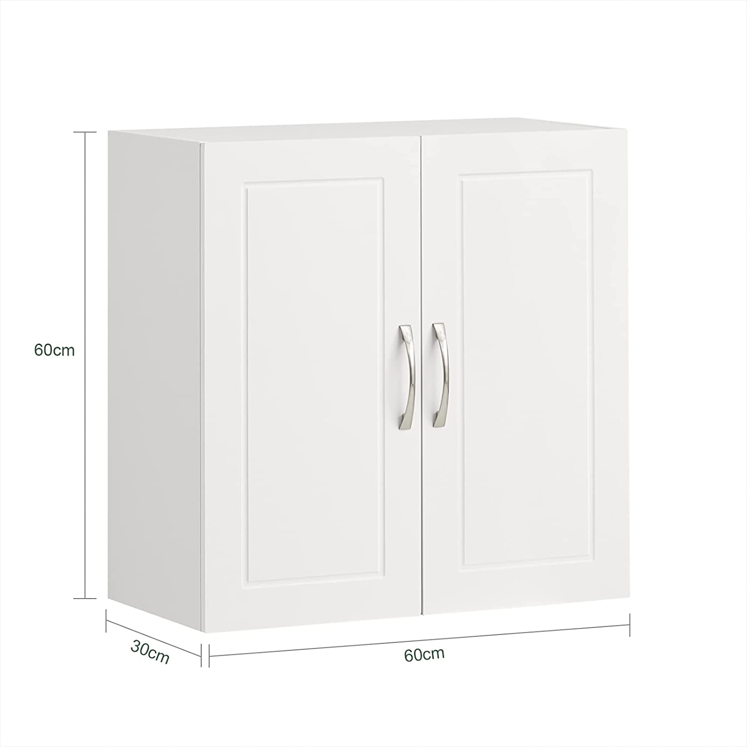 Wall Cabinets Storage, White 3