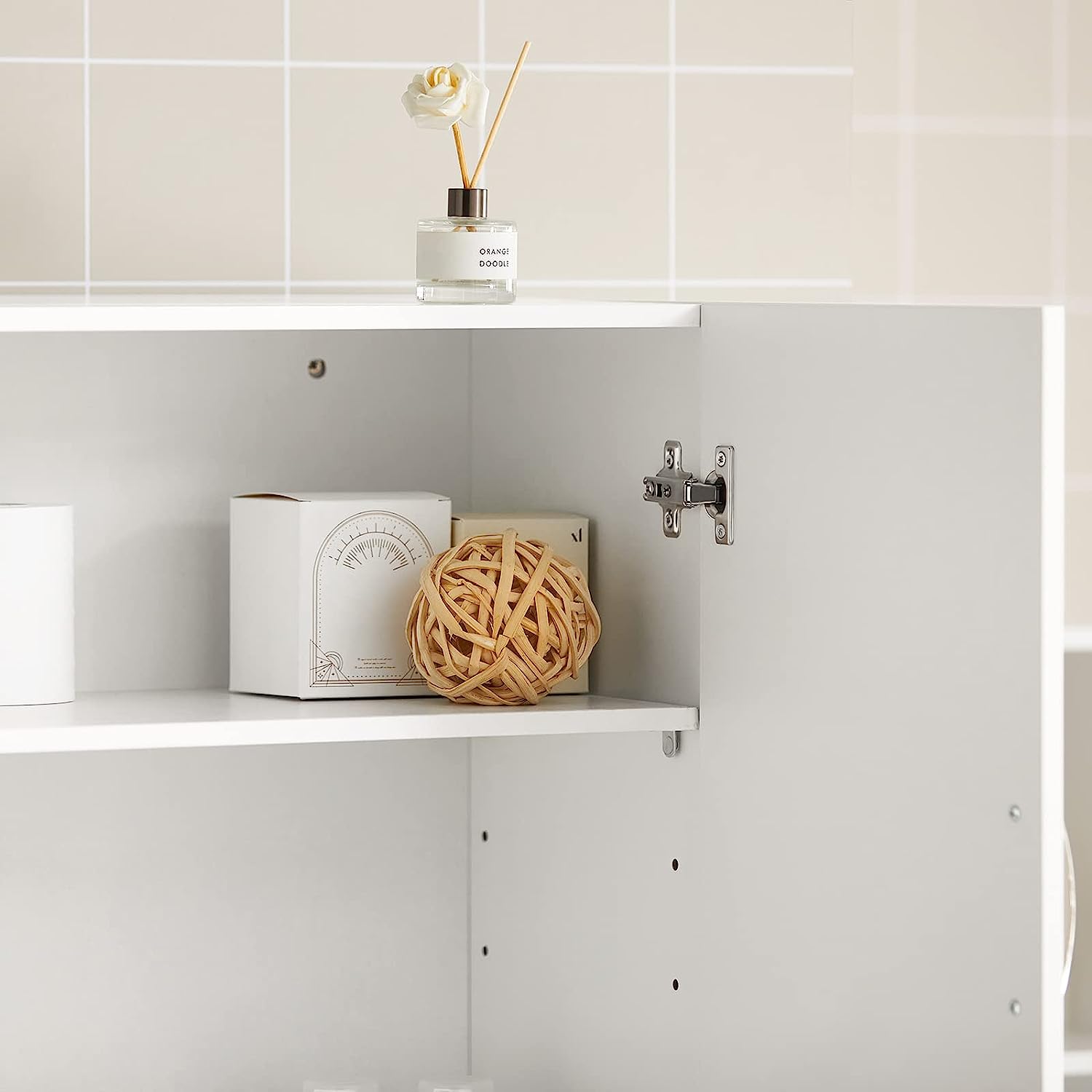 Wall Cabinets Storage, White 5