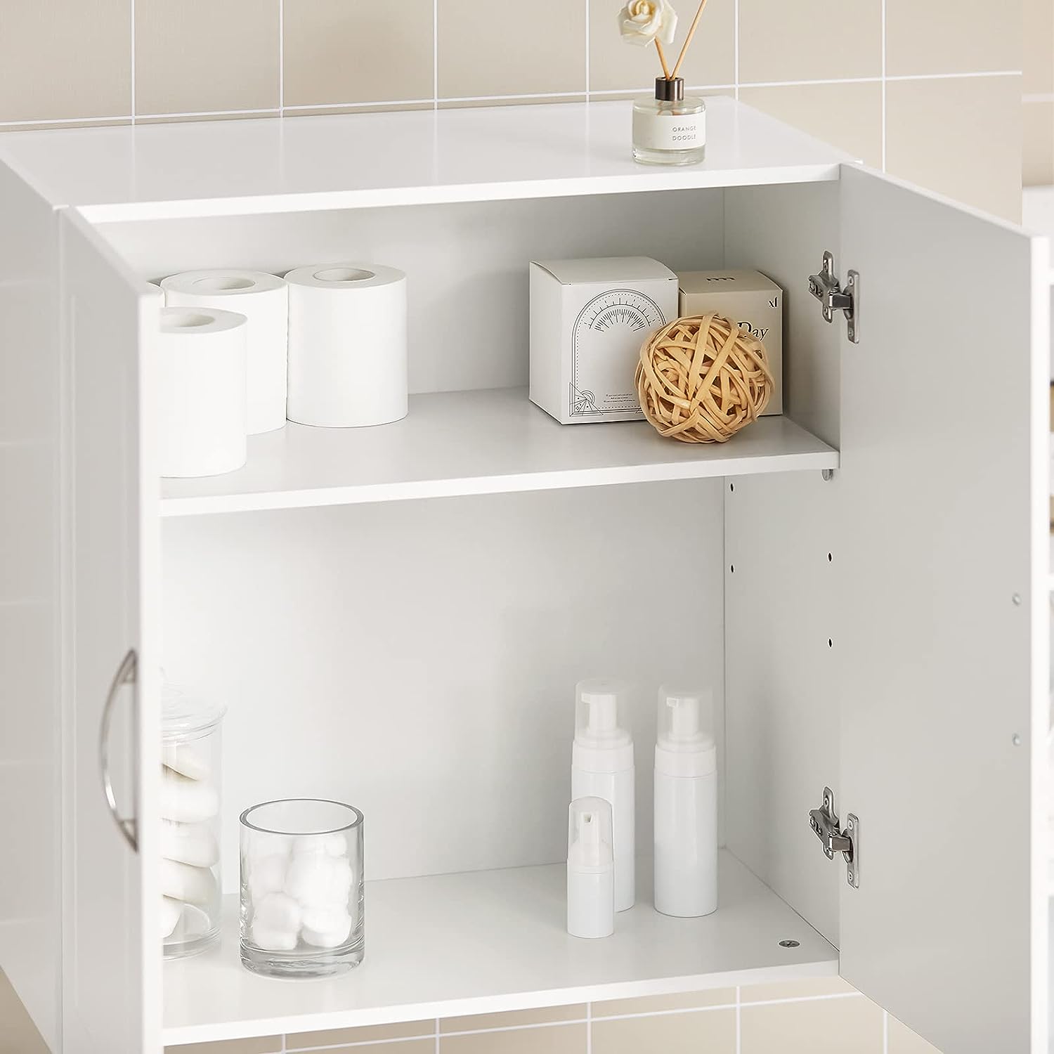 Wall Cabinets Storage, White 6