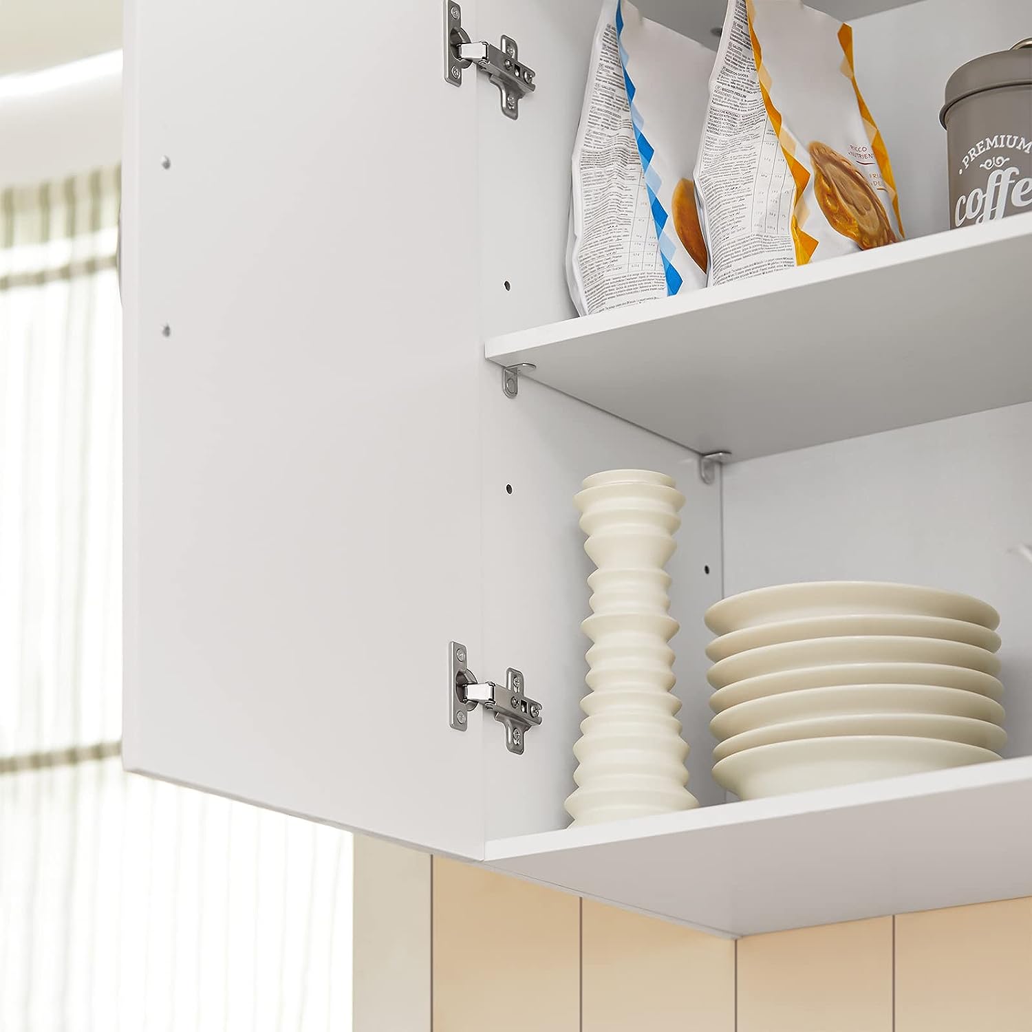 Wall Cabinets Storage, White 8