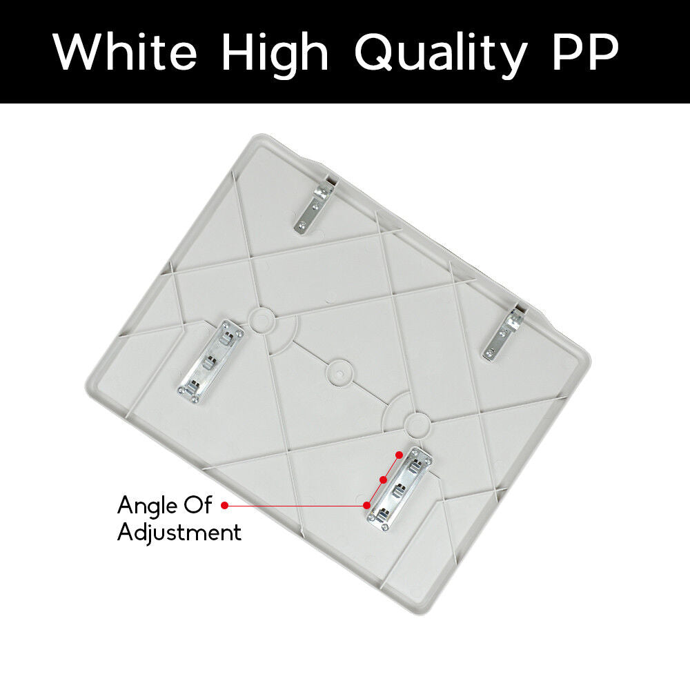 Adjustable Foldable Laptop Table Tray Steel MDF 6