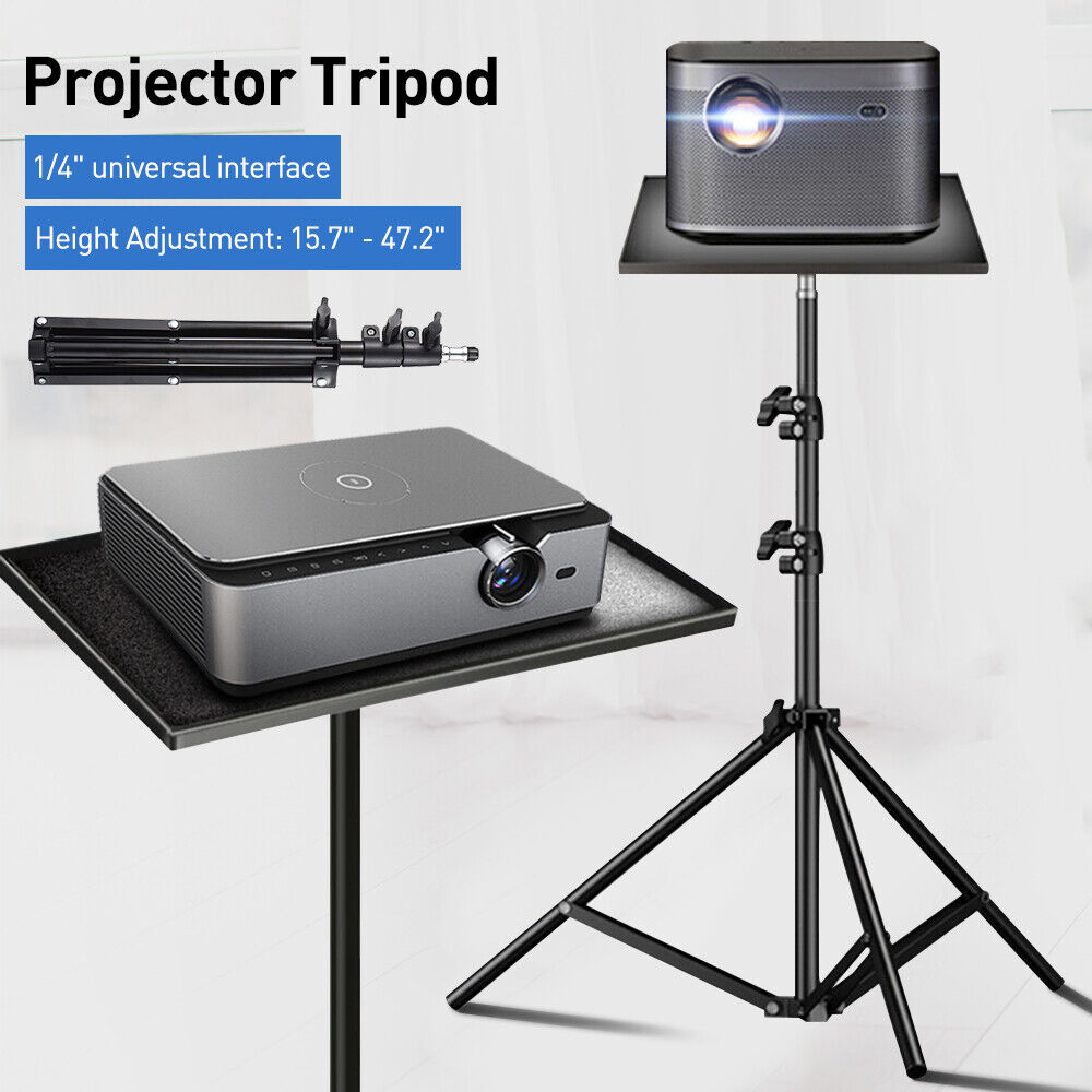 Portable Adjustable Laptop Projector Stand Tripod with Tray 3