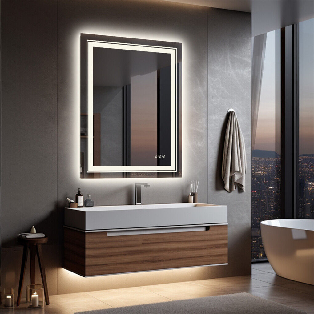 1400x700mm LED Bathroom Mirror Anti-fog Illuminated 6