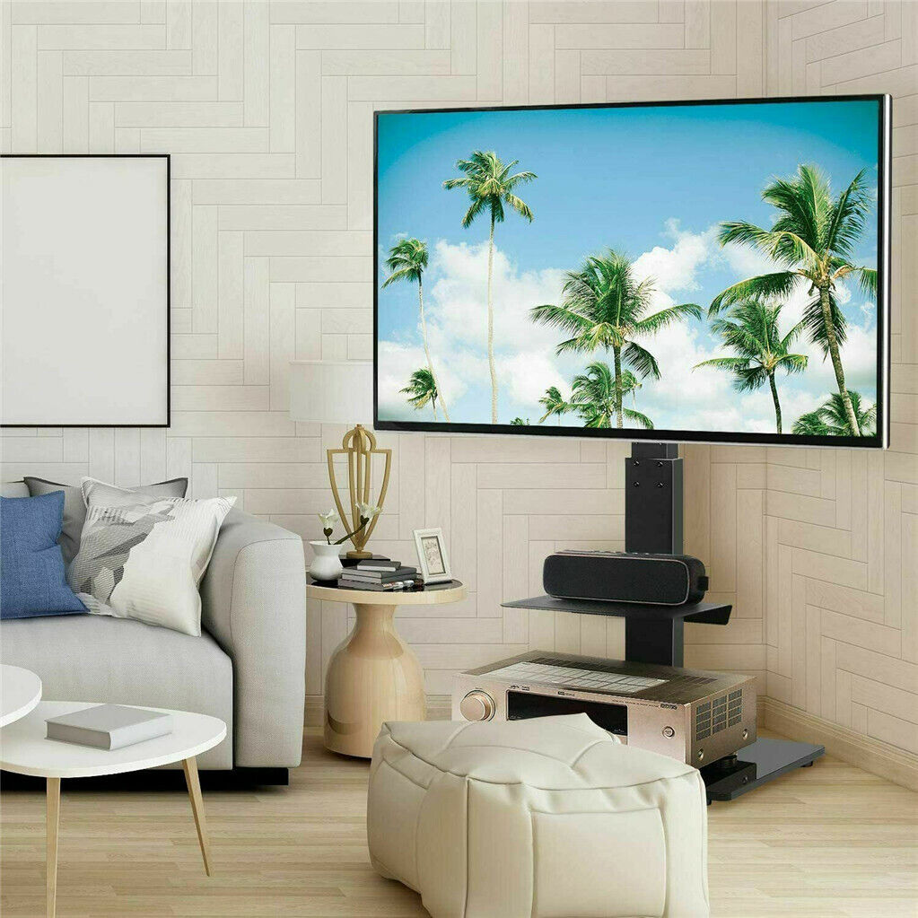 TV Stand Base Swivel Mount 32-65 inch Adjustable Height 3