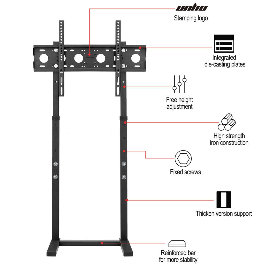 TV Stand Base Mount Bracket Swivel for 32-65 LED LCD Screen 3