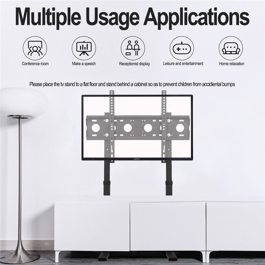 TV Stand Base Mount Bracket Swivel for 32-65 LED LCD Screen 4