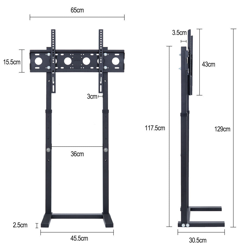 TV Stand Base Mount Bracket Swivel for 32-65 LED LCD Screen 5