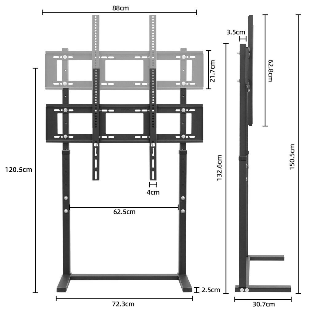 TV Stand Base Mount Bracket Swivel for 32-100 LED LCD 5