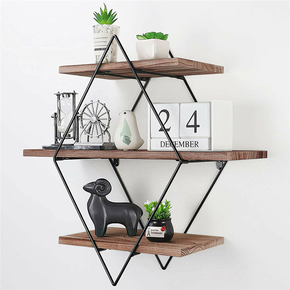 Vintage Rustic Wooden Floating Shelves 5