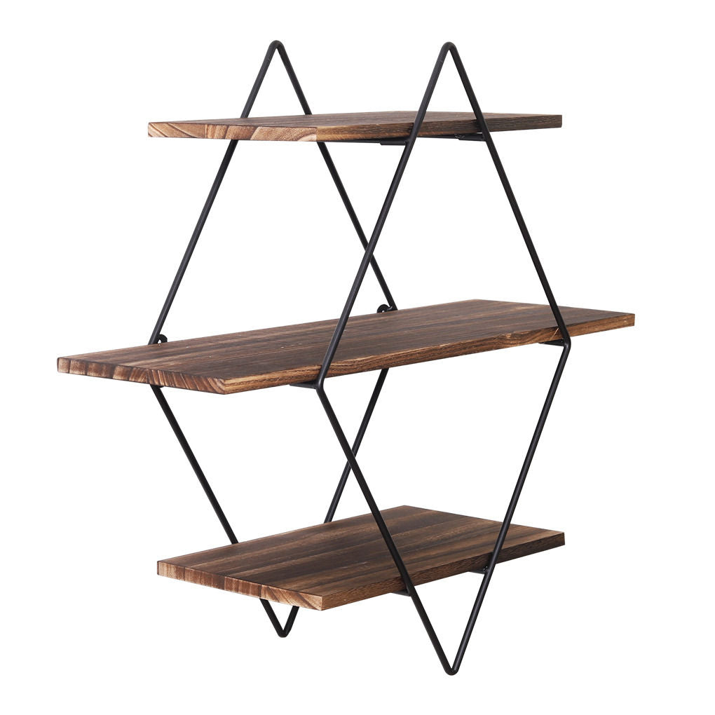 Vintage Rustic Wooden Floating Shelves 6