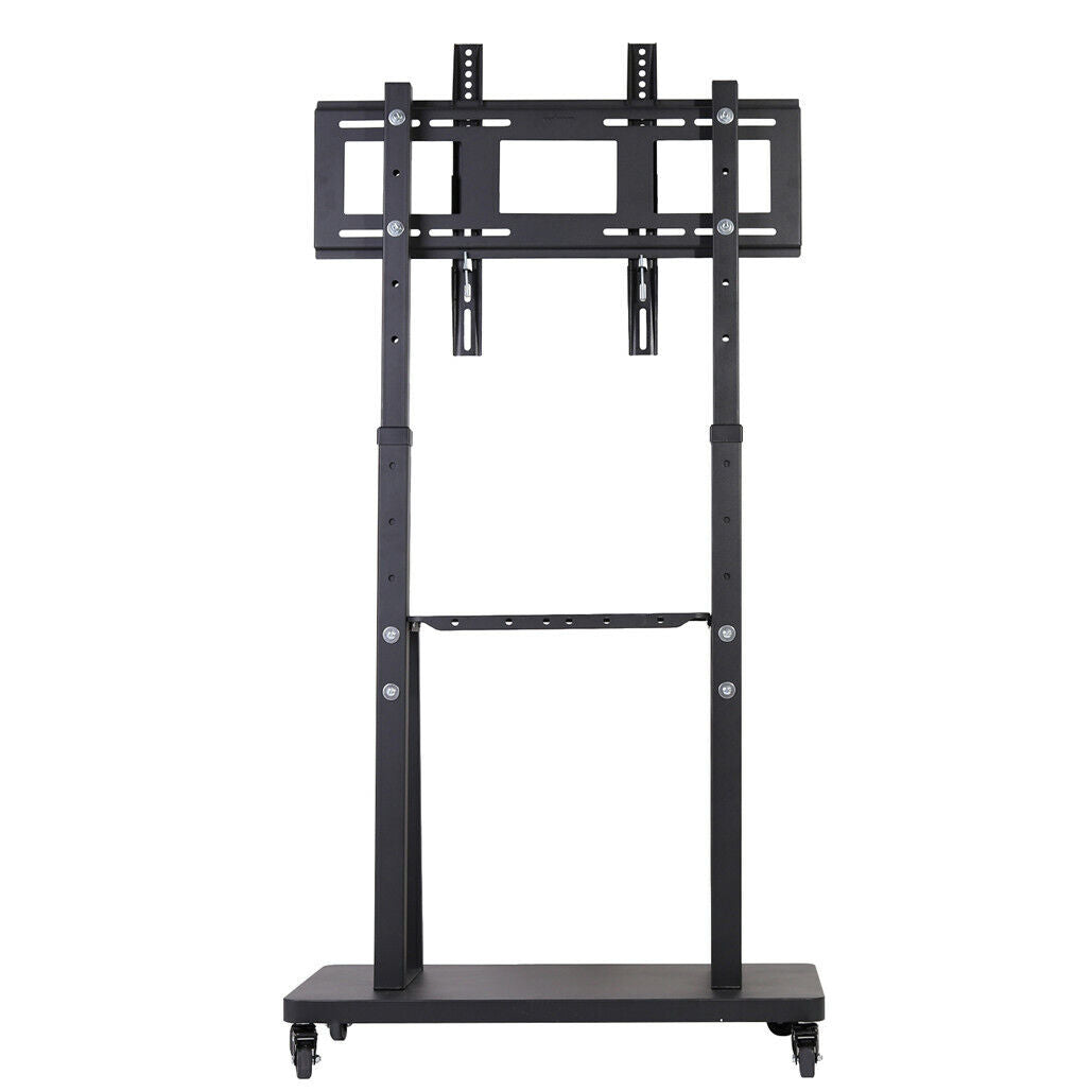 32-80 Rolling TV Stand with 2-Tier Shelf Adjustable Mount 5