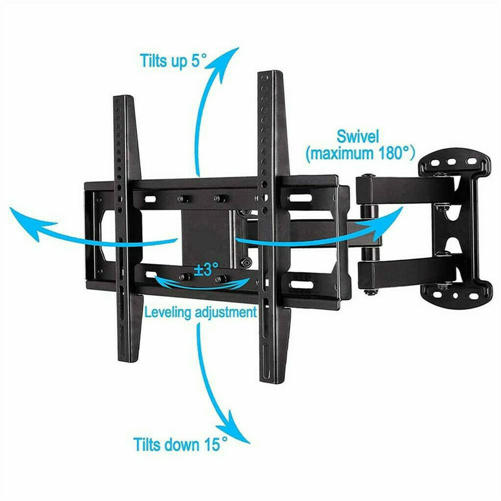 Full Motion TV Wall Mount Bracket 27-55 for Samsung TCL Hisense 5