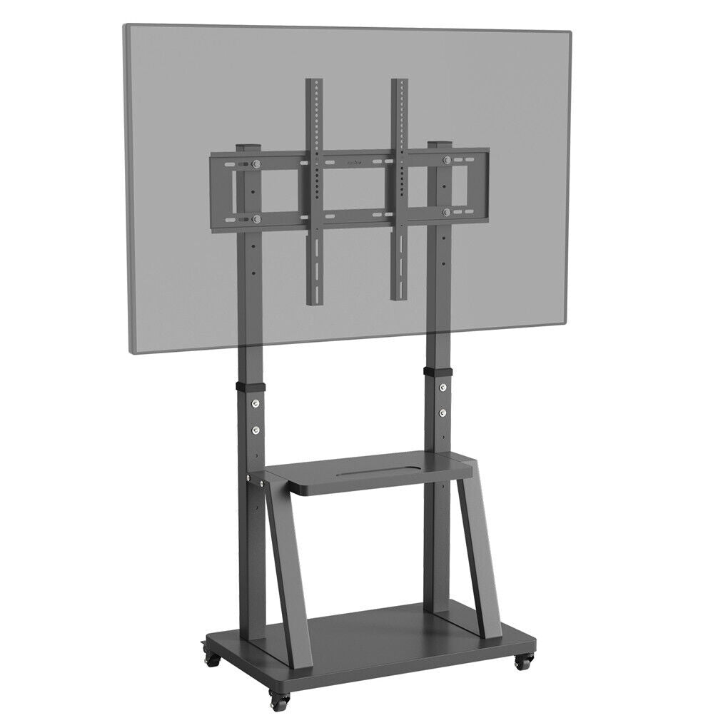 32-100 Heavy Duty TV Wall Mount with Shelf & Wheels 7