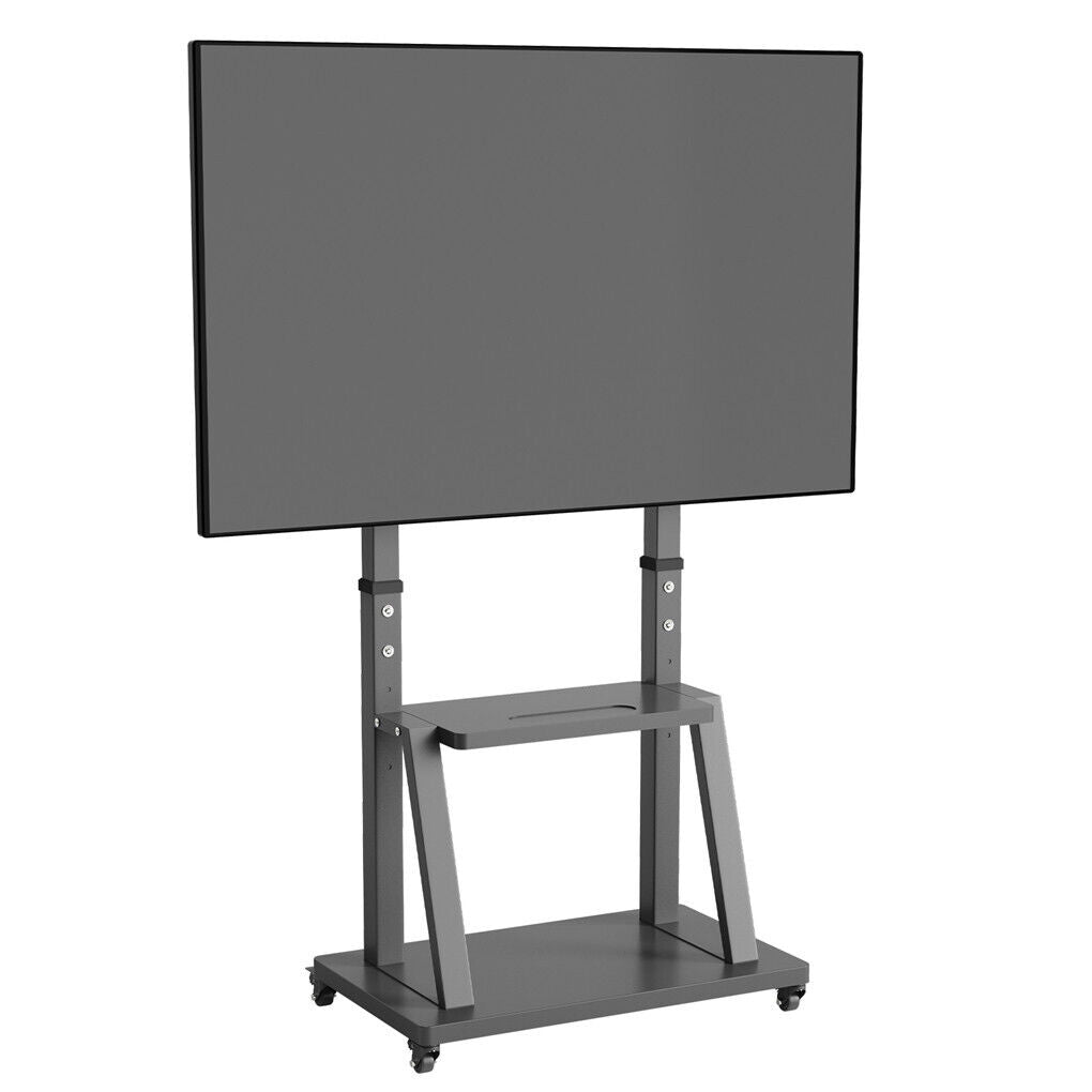 32-100 Heavy Duty TV Wall Mount with Shelf & Wheels 9