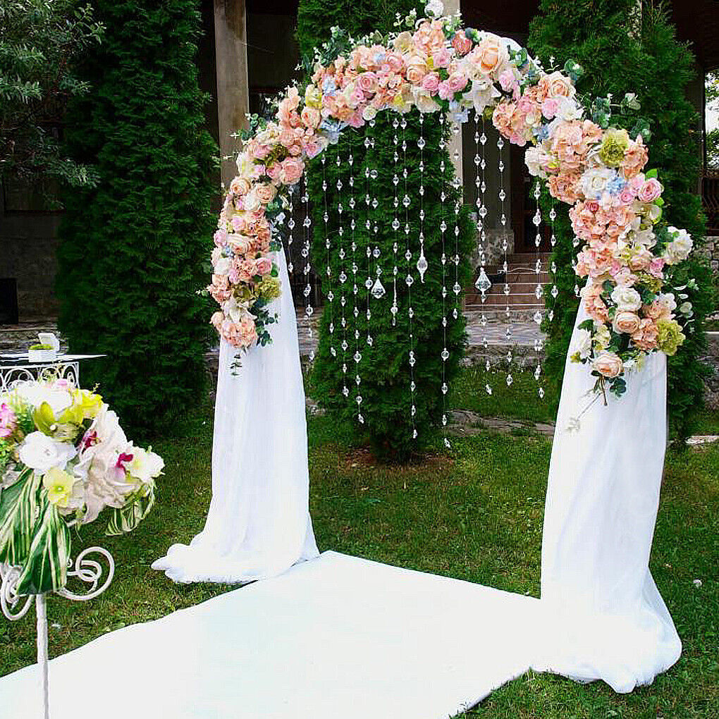 Metal Wedding Arch Garden Arbor Floral Stand Indoor/Outdoor 3