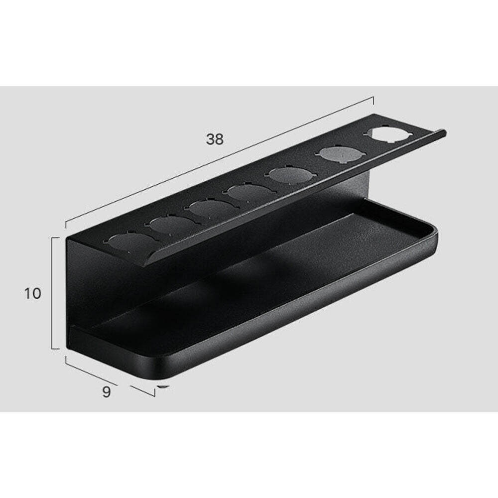 Black Space Aluminum Wall Mount Holder for Dyson Airwrap 6
