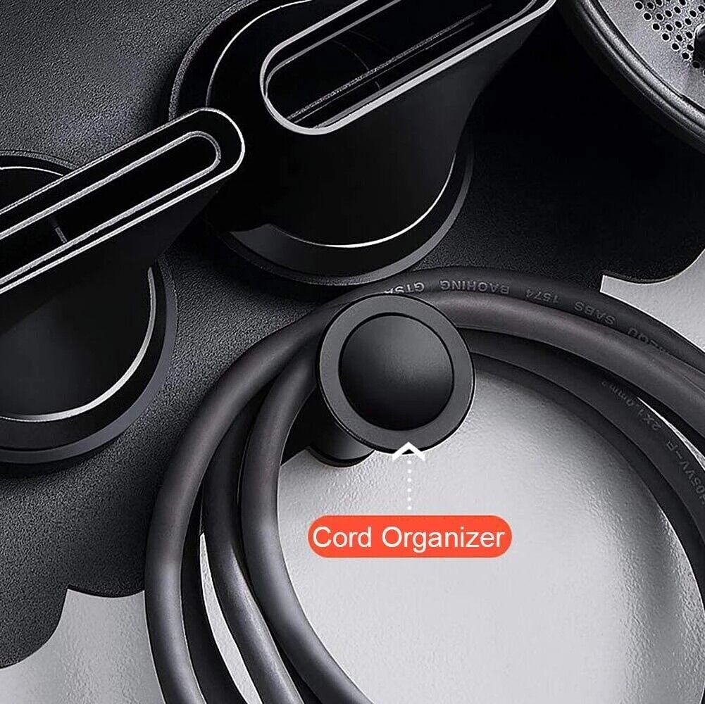 Magnetic Wall Mount Hair Dryer Holder for Dyson - Black Metal 8