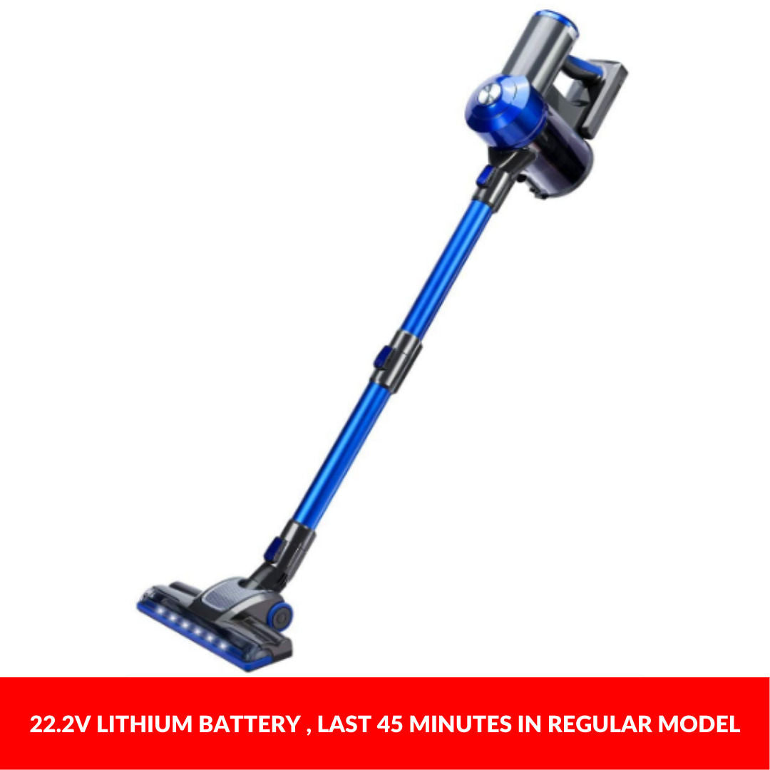 Enigma V8 22.2v Cordless Stick Vacuum Cleaner Blue + Toolkit 4