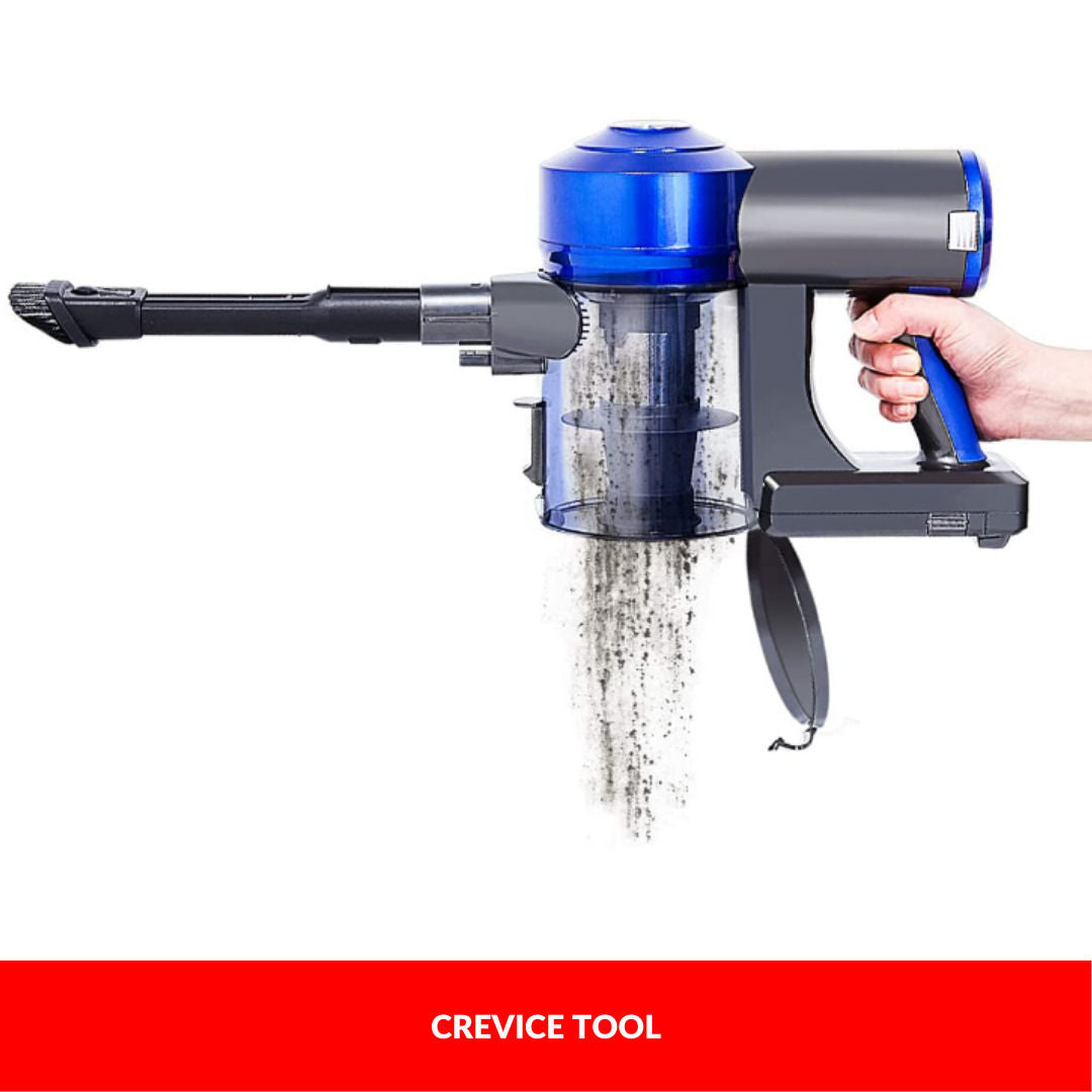 Enigma V8 22.2v Cordless Stick Vacuum Cleaner Blue + Toolkit 8