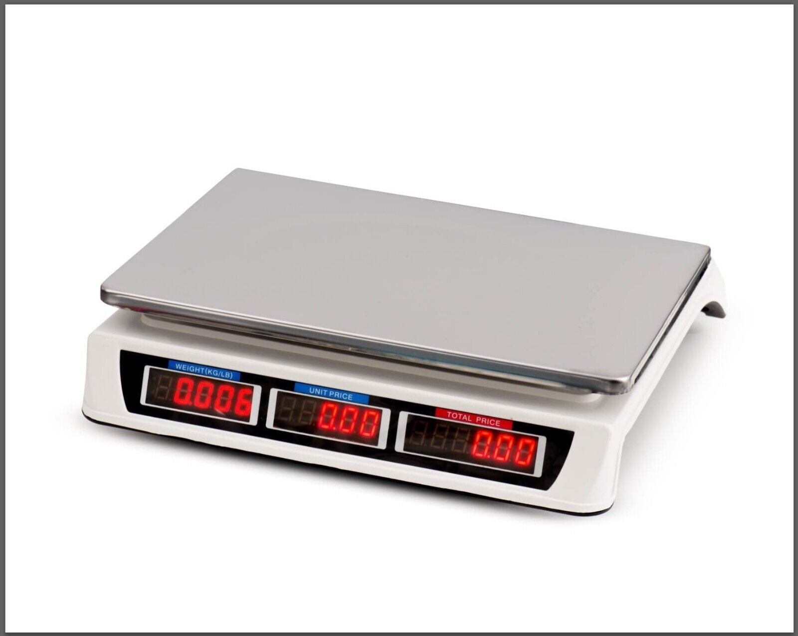 Digital Kitchen Scale Electronic 40KG 1g Increment White 5