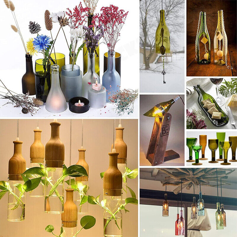 Stainless Steel Glass Bottle Cutter DIY Tool Kit AU 4