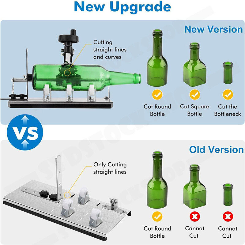 Stainless Steel Glass Bottle Cutter DIY Tool Kit AU 8