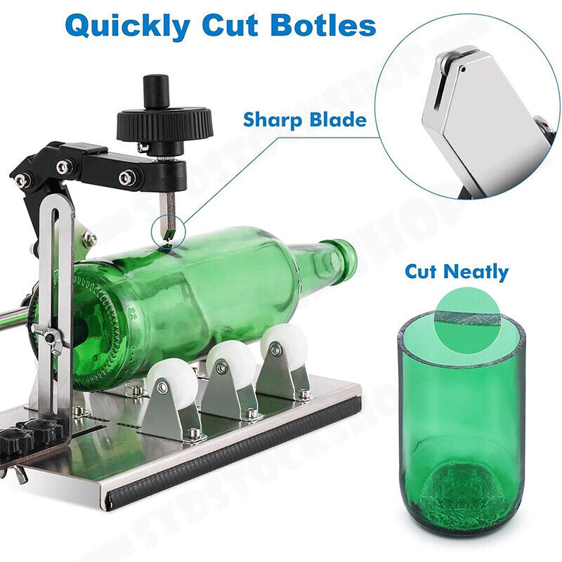 Stainless Steel Glass Bottle Cutter DIY Tool Kit AU 10