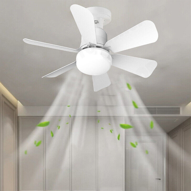 16.5 Ceiling Fan with LED Light 3-Speed Remote Control 4