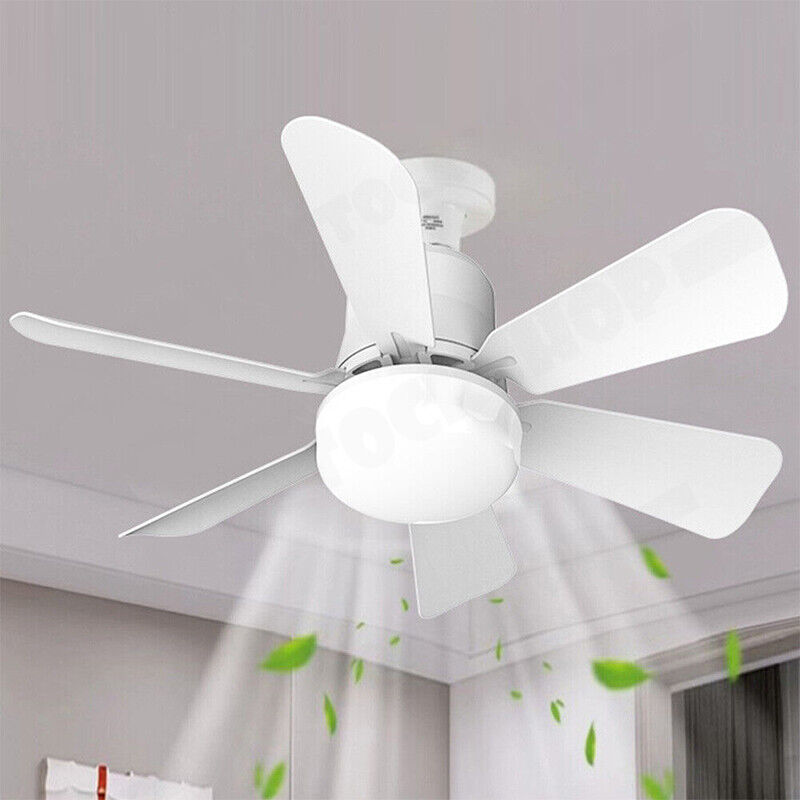 16.5 Ceiling Fan with LED Light 3-Speed Remote Control 5