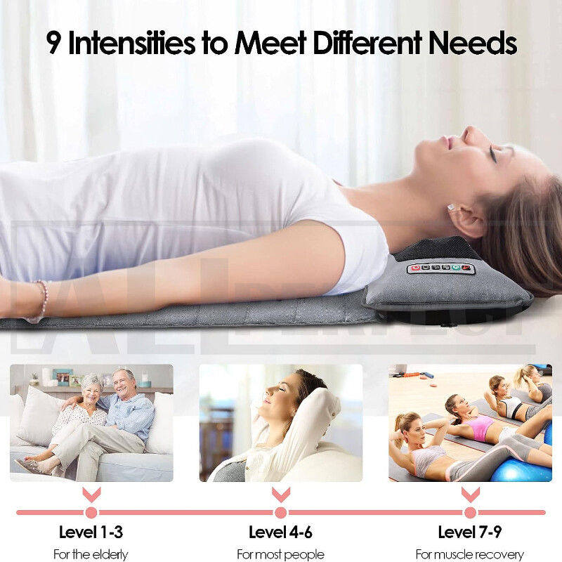 Electric Full Body Massage Mat 10 Motors Heated 45cm Width 10