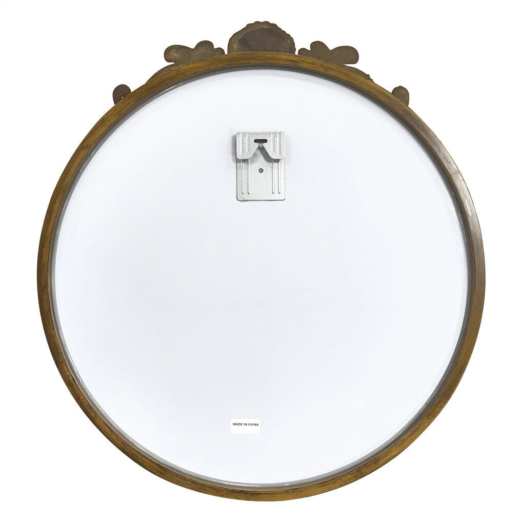 Baroque Antique Round Mirror 70x74.5 cm 4
