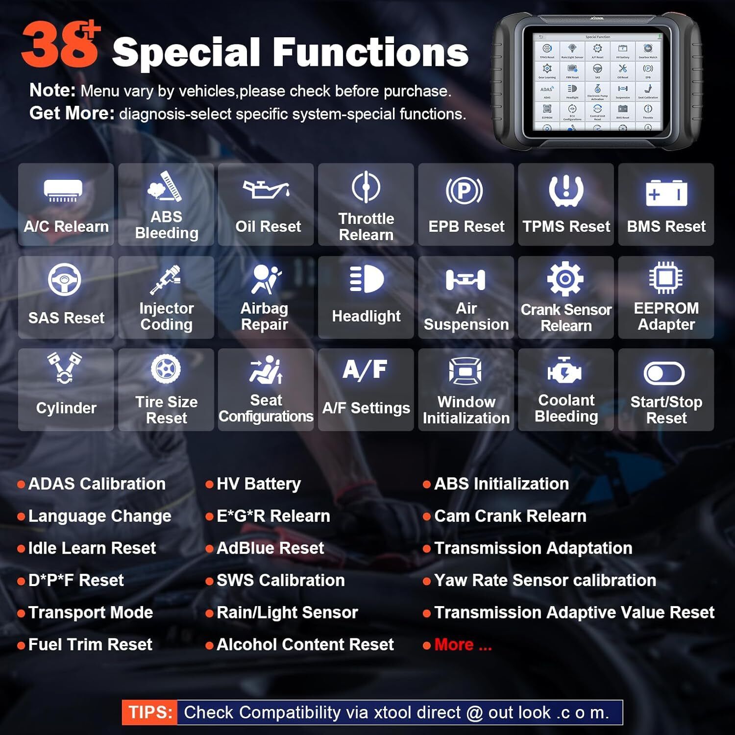 D8S OBD2 Scanner Diagnostic Tool 2025 Newest Version 7