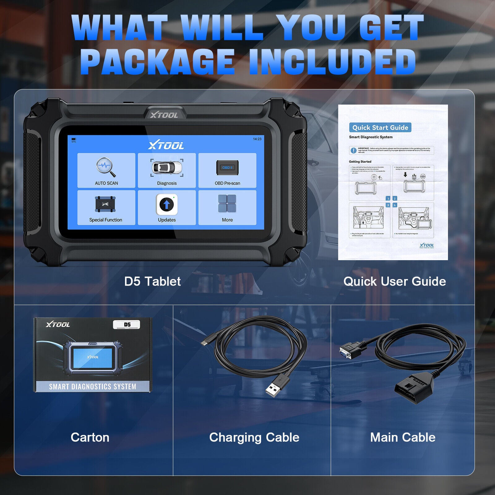 2025 D5 OBD2 Scanner ABS SRS Engine Diagnostic Tool 10