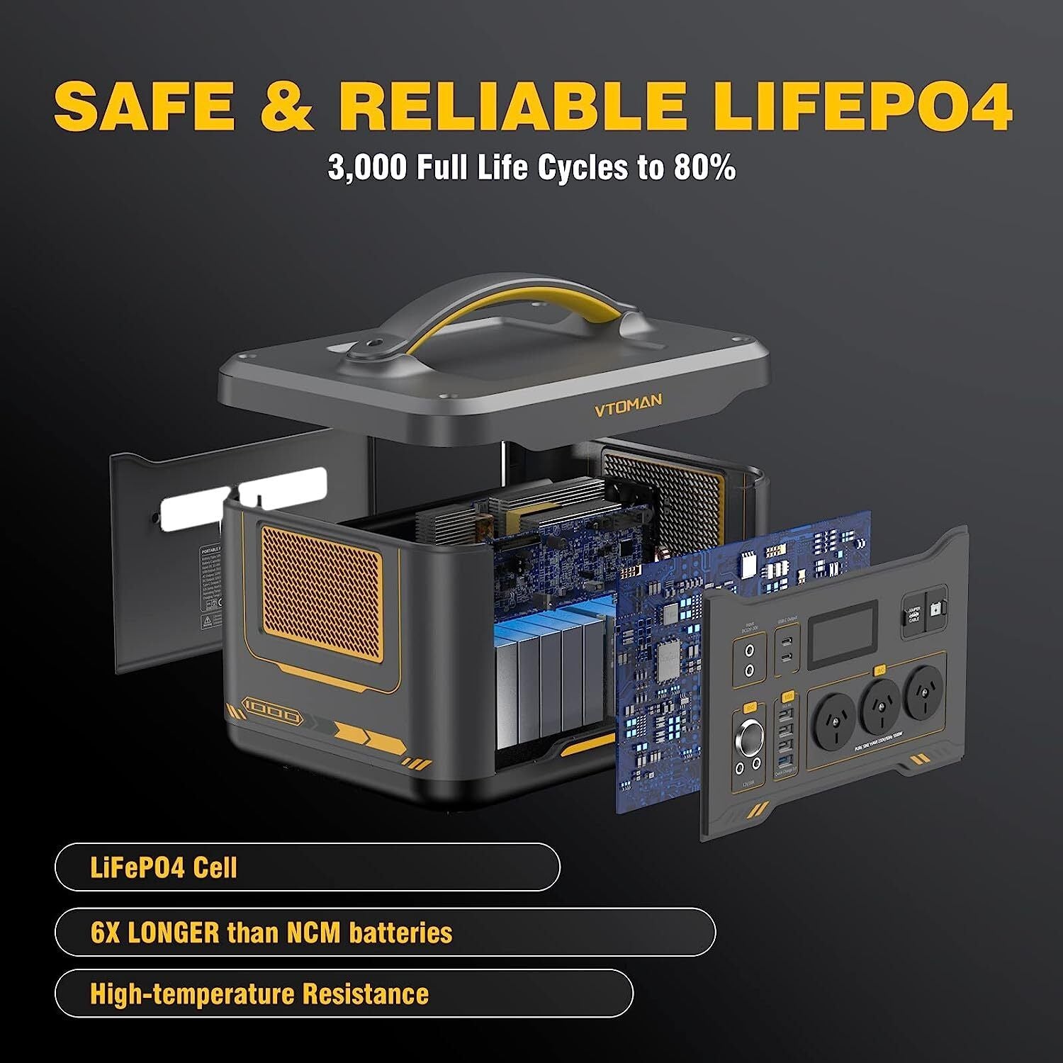 Jump 1000 1000W 1408Wh Power Station + 110W Solar Panel 4