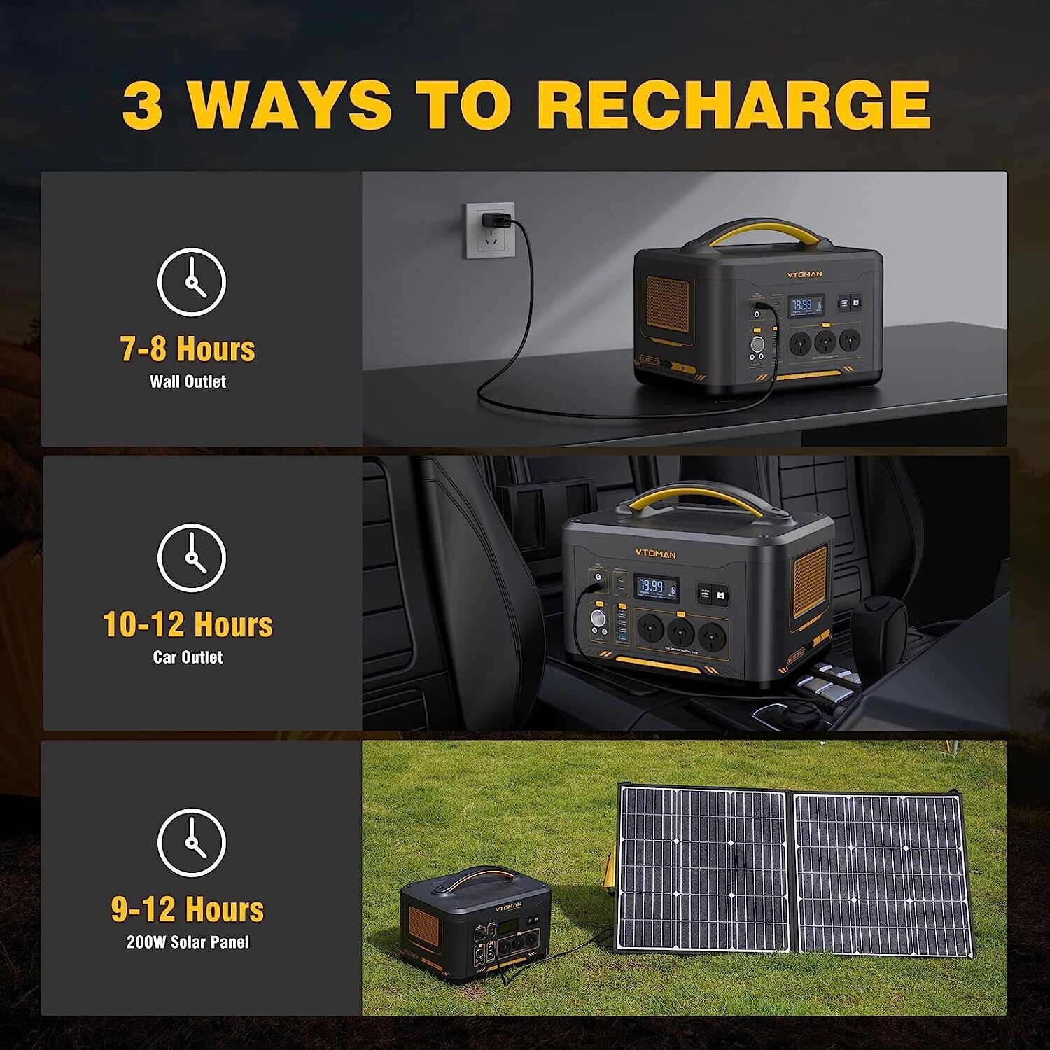Jump 1000 1000W 1408Wh Power Station + 110W Solar Panel 6