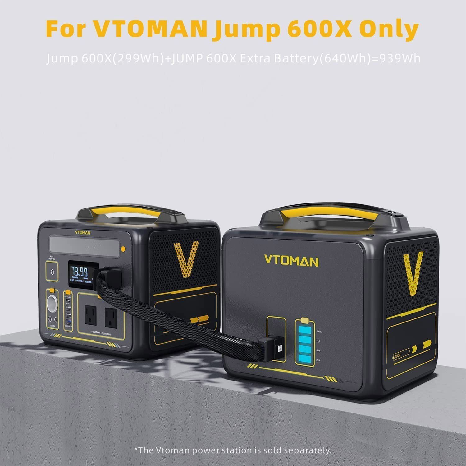 640Wh Solar Expansion Battery LiFePO4 BMS Jump 600X 4