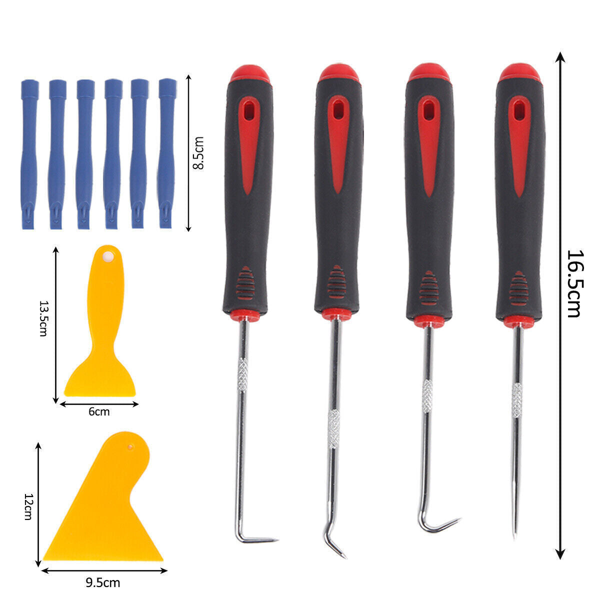 65pcs Car Trim Removal Tool Set Pry Bar Dash Kit 8