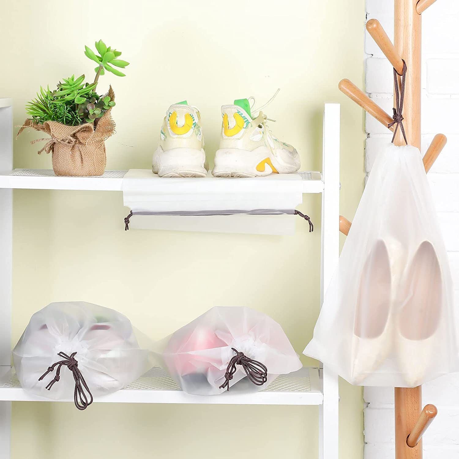 10PCS Travel Shoe Bags Portable Storage Pouch Drawstring Dust Organizer 7