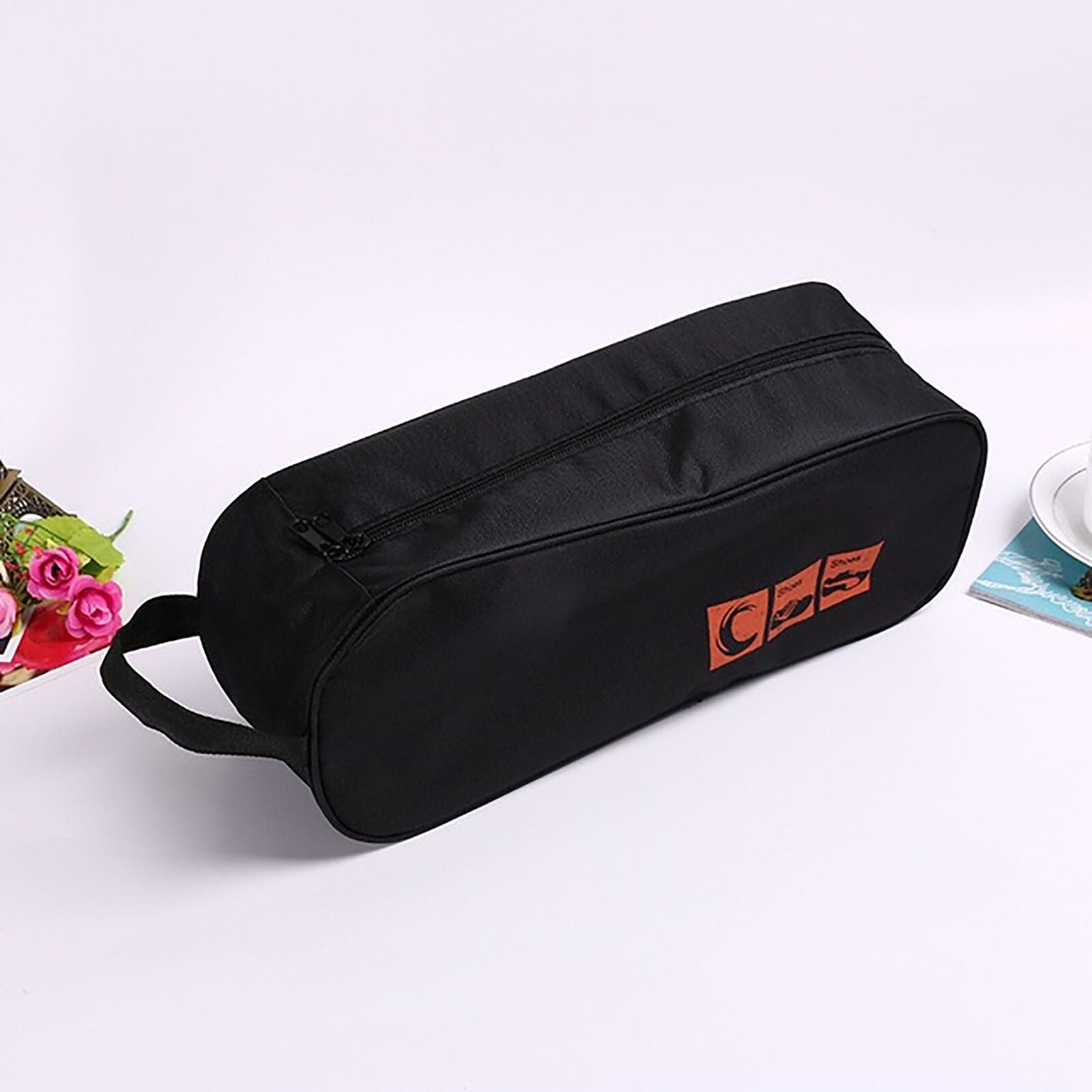 Portable Waterproof Shoe Bag with View Window 13cm High 4