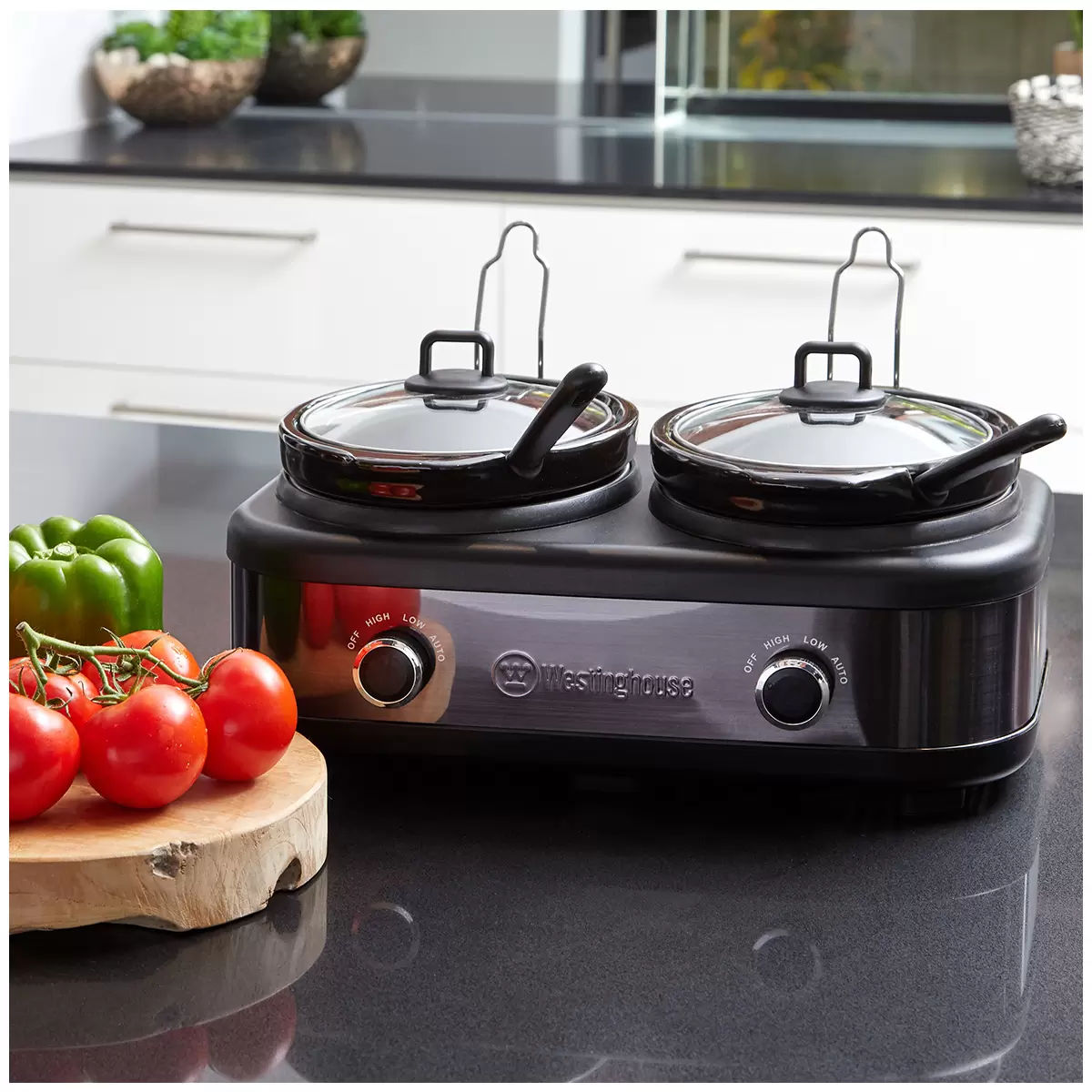 Westinghouse Slow Cooker With Auto Function 2 x 2.5L 7