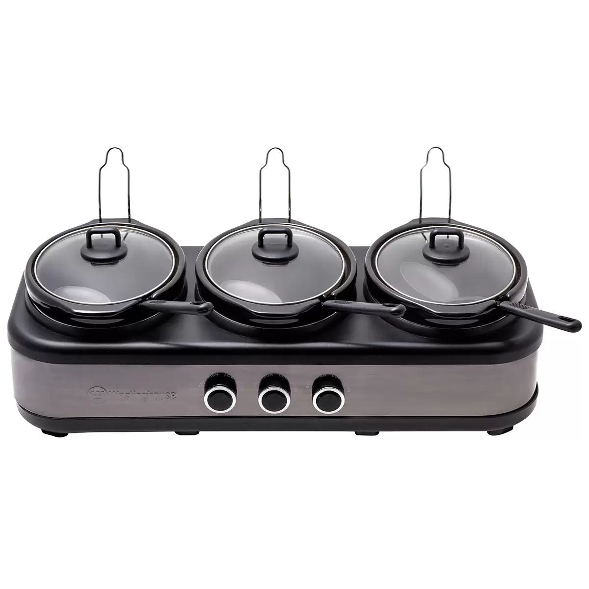 Westinghouse Slow Cooker Ceramic Pots 3 x 2.5L 3