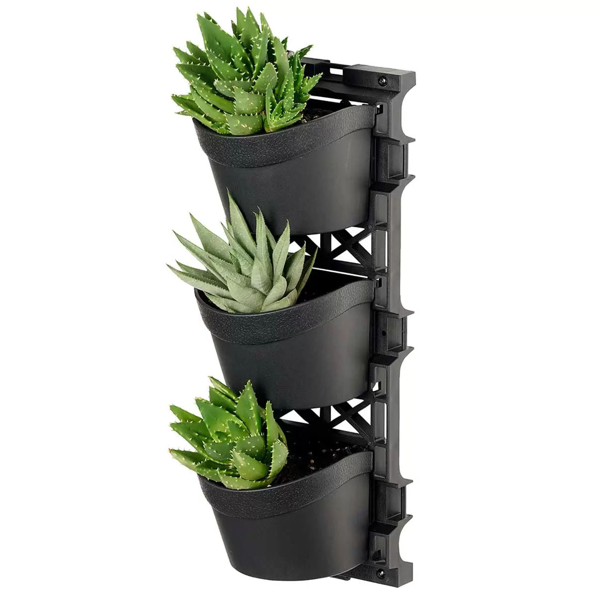 Tri vertical garden with 4 frames and 12 pots 9
