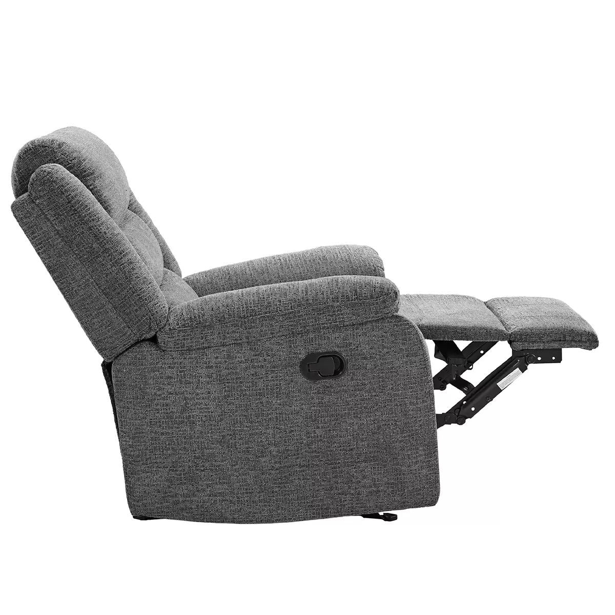 Fabric glider recliner 8
