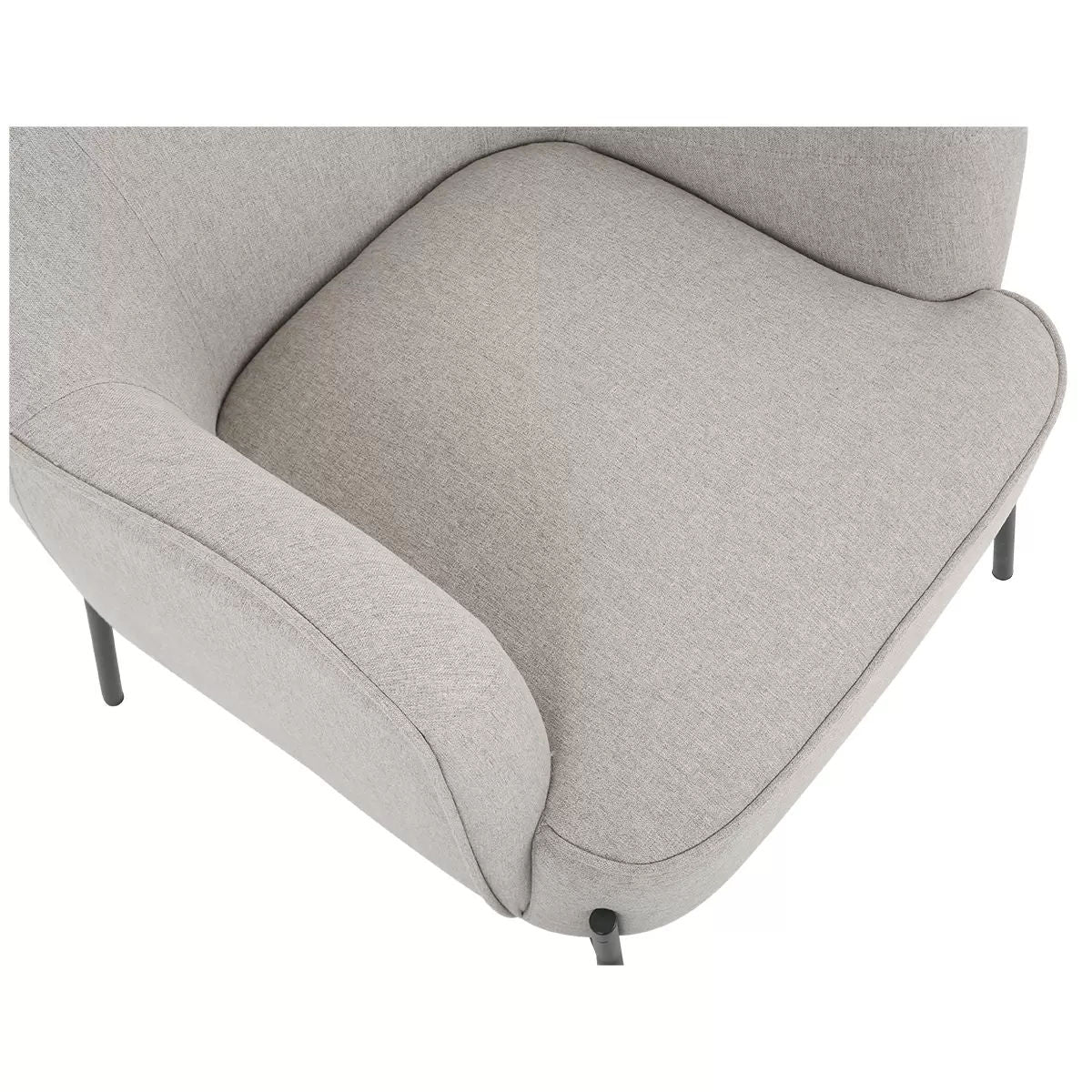 Hugo upholstered armchair ivory 3