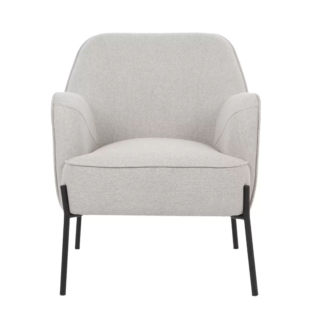 Hugo upholstered armchair ivory 4