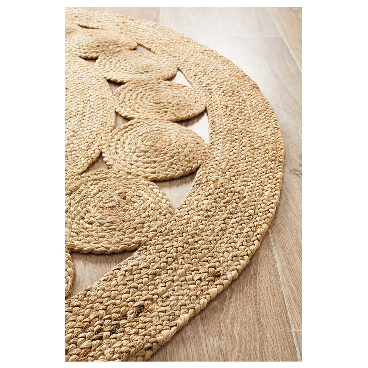 Atrium pilu natural rug 200 x 200cm 3